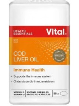 VITAL COD LIVER OIL CAPS 90'S