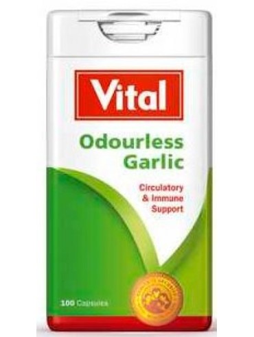 VITAL ODOURLESS GARLIC CAPS 100'S
