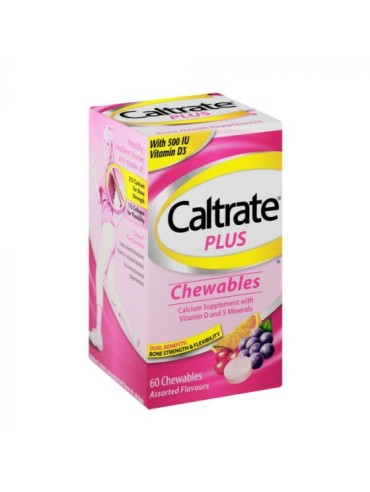 CALTRATE PLUS CHEW 60