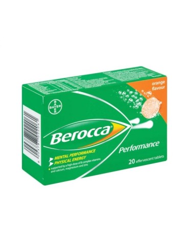 BEROCCA 20 EFF TAB ORANGE