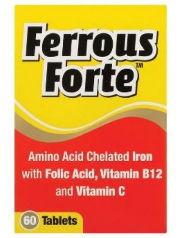 FERROUS FORTE CHEL IRON TAB 60