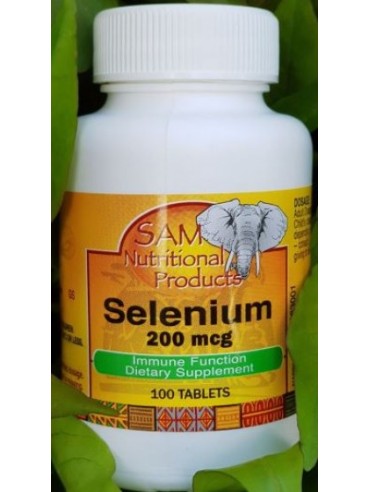 SELENIUM 200MCG TAB 100 SAM
